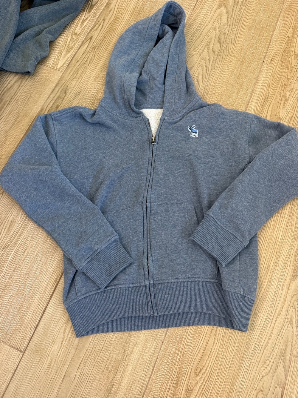Abercrombie And Fitch Kids Grey Zip Up Jacket Size 9/10